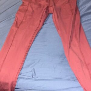 Coral Leggings by RBX medium nice 25 in inseam stretch and wine medium leggings